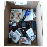 Box of misc reflectors and fasteners.