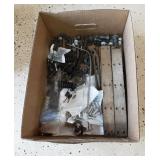 Box of various Antique Ford parts.