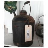 Old metal fuel can.