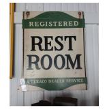 Restroom sign - Texaco.