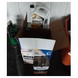 Engine Oil, Water Sealer.