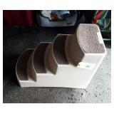 Set of plastic steps.