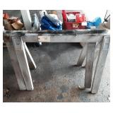 Pair of sawhorses.
