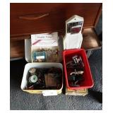 Lot of fishing equipment.