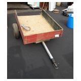 Garden trailer.