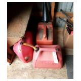 Gas can lot.
