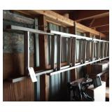 Aluminum extension ladder.