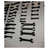 (11) piece wrench collection.