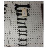 (10) piece wrench collection.