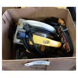 Dewalt circular  saw, testers, drill motor.