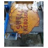 Shell sign 2 sided.