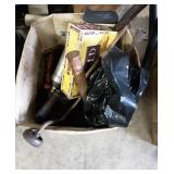 Box lot of mixed tools.