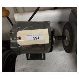 Electric motor w/grinding wheel