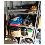 Shelf and contents.