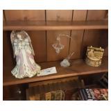 Shelf items.