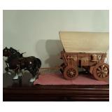 Clydesdals, Covered Wagon lamp.