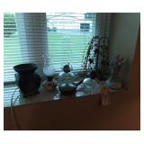 Lamps and Statues. (7) pieces.