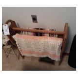 Pine Quilt Rack.