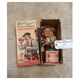 Charlie Weaver Bartender battery. Original box.