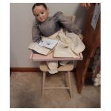 Doll i. Highchair.