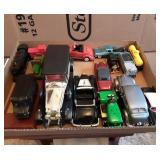 Tray of toys.