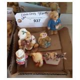 Cherished Teddies (6) pieces.