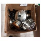 Lot of pots and pans.