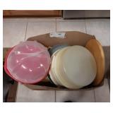 Lot of Cake Domes and more.