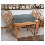 Table w/2 chairs.