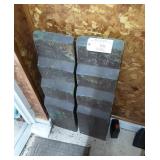 Pair of wood ramps.
