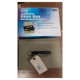 SECURIT - LOCKING CASH BOX- WITH KEYS -