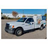 2014 FORD F 150 WHITE TRUCK