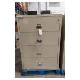 FIRE KING 4 DRAWER FIRE SILING CABINETS- NO