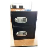 2 SAFES - NO KEYS - NO CODES