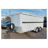 2002 ENCLOSED TANDEM TRAILER