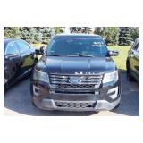 2017 FORD EXPLORER BLACK SUV