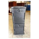 CAMBRO ROLLING TWO DOOR HOT FOOD STORAGE CABINET