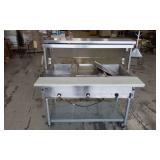 EAGLE 3 BASIN HOT FOOD SERVING CABINET-WITH