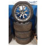 FOUR BRIDGESTONE BLIZZAK 275/40R20 TIRES ON FOUR