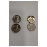 2 - SUSAN B. ANTHONY DOLLARS2 QUARTERS- 1962
