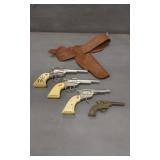 TOY GUNS AND HOLSTER- DAISY/GABRIEL AND MORE