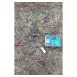 VIKING BATTERY CHARGER AND JUMPER CABLES