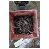 MINI RAIL ROAD SPIKES IN CRATE