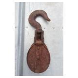 VINTAGE ROPE PULLEY- QUICK RELEASE