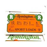 REMINGTON- 12 GAUGE- 50 SHELLS- 2 BOXES OF 25
