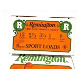 REMINGTON- 12 GAUGE- 50 SHELLS- 2 BOXES OF 25