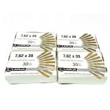 LAPUA- 7.62 X 39- 120 ROUNDS- 4 BOXES OF 30 EACH
