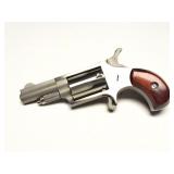 NORTH AMERICAN ARMS- .22 REVOLVER- WITH LEATHER