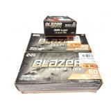 CCI BLAZER- 9MM LUGER- 150 ROUNDS- 3 BIXES OF 50