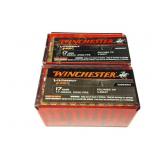 WINCHESTER- 17 HMR- 100 TOTAL ROUNDS- 2 BOXES OF
